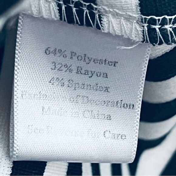 Katherine New York Blazer Black White Stripe Anchor Nautical Cord/Braid/Trim S - Picture 13 of 13